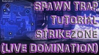 Celebrity Cod Ghost: Spawn Trap Tutorial on Strikezone (Live Domination) Wealth