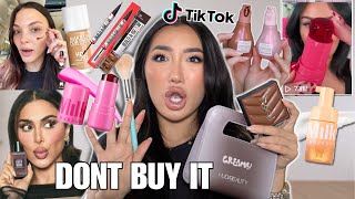 TESTING NEW OVERHYPED MAKEUP... TIKTOK LIED TO YOU