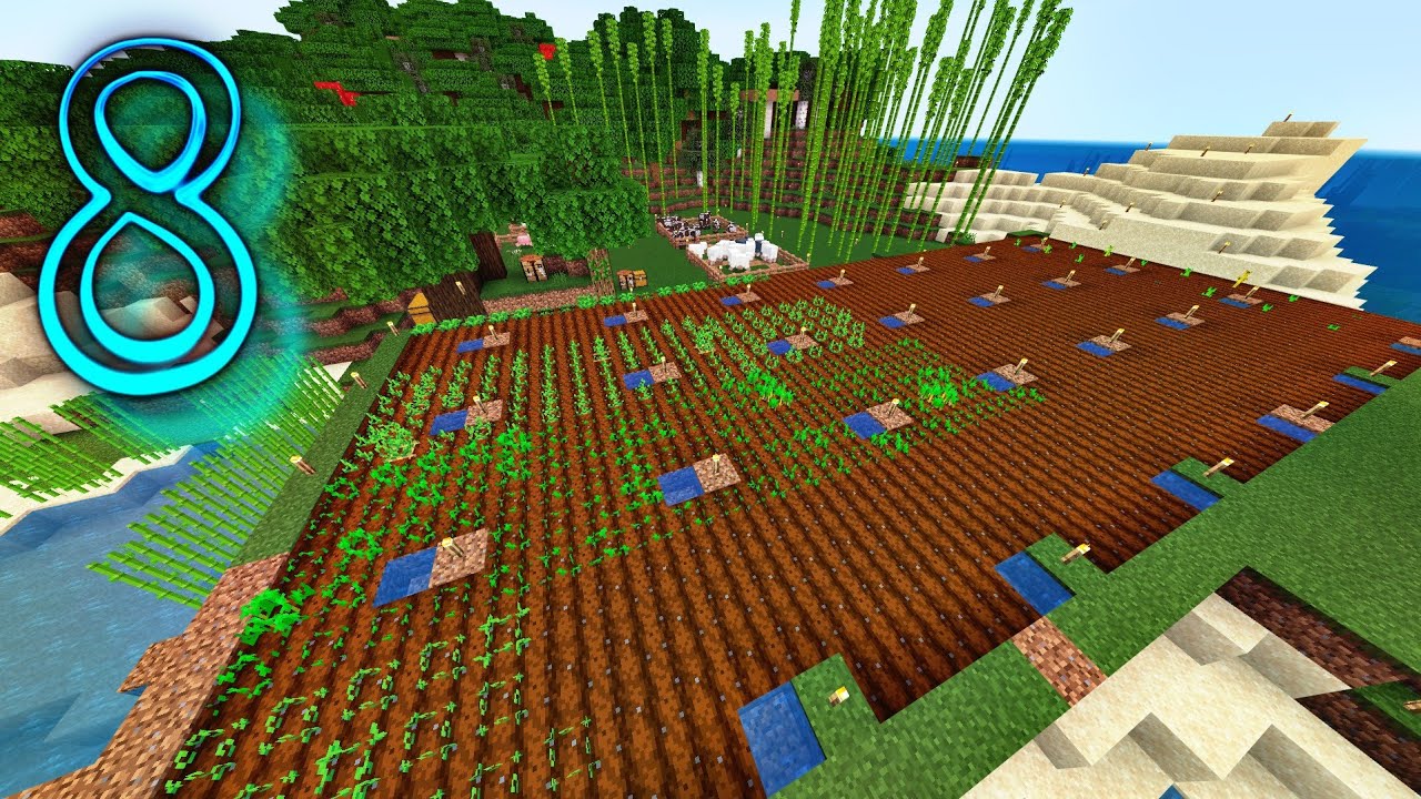 Minecraft 100%: FARM EXPANSION [8] - YouTube