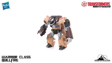 2015 Transformers Robots in Disguise Warrior Class QUILLFIRE Video Review