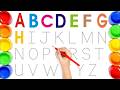 ABC A to Z Learning | 2D Shapes | Learn 1 to 20 &amp; 1 to 10 | ABC Song | Phonics | Kids Learning Video