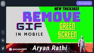 How to remove green screen Turnip Overlay in 2022 | Remove GIF Green screen in Mobile