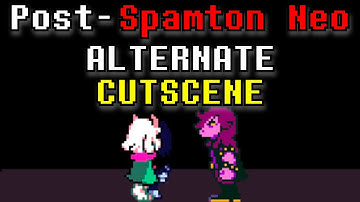 What happens if you hug Ralsei before the Spamton Neo fight?