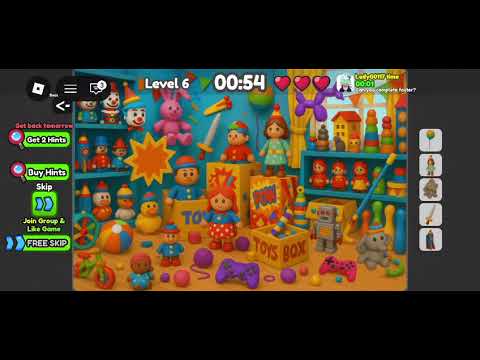 Playing find the objects 
