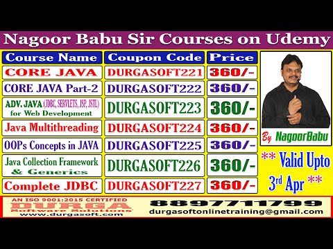 Nagoor Babu Sir Courses on Udemy