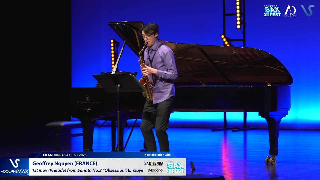 Geoffrey Nguyen (France) plays Prelude from Sonata No. 2 “Obsession” by ...