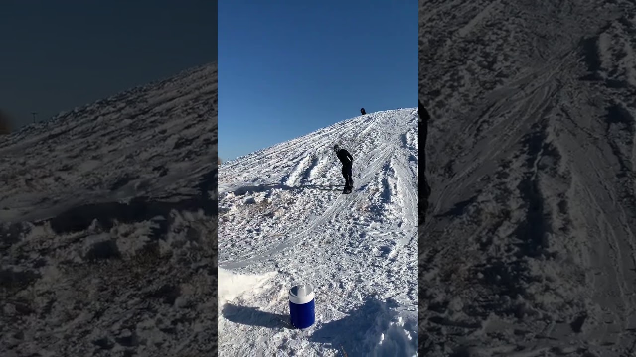 Snowboard backflip