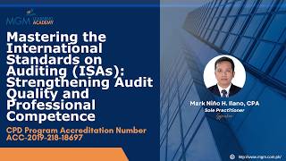 Mastering the International Standards on Auditing (ISAs): Strengthening Audit Quality