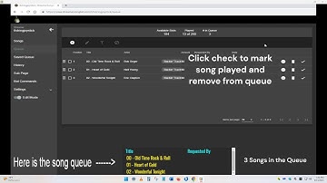How to use website Streamer Song List.com