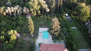 Bitezde Mandalina Bahçesi İçinde Havuzlu Taş Villa Ve Misafir Evi