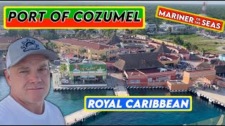 Royal Caribbean's Port at Cozumel Mexico. International Port Cozumel. Walking Tour
