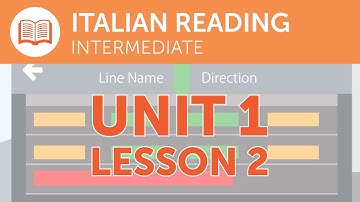 Intermediate Italian Reading Practice - A Late Train in Italy