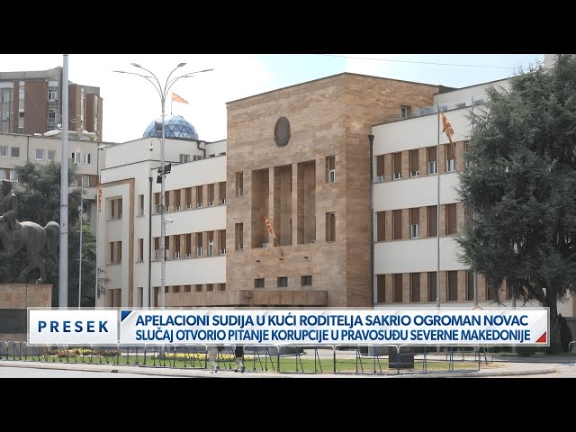 Roditelji sudije u Skoplju krili novac u zidu kuće: Otvoreno pitanje korupcije u pravosuđu