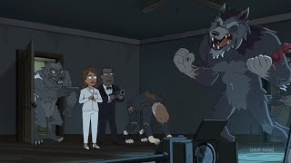 President Curtis (2026) - Ex - Special Agent Alan Chomps' Werewolf Transformation (Dan Bakkedahl)