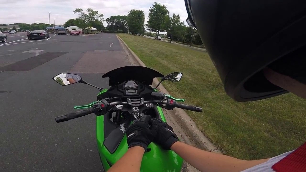 Update New Learn how to ride a motorcycle..the correct way! On the Ninja 650