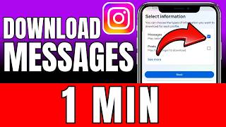 How To Download Messages From Instagram 2026 (Fast And Easy) screenshot 3