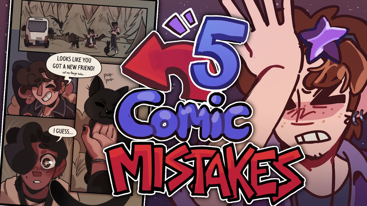 5 MISTAKES I MADE drawing my first comic || Speedpaint + commentary ...