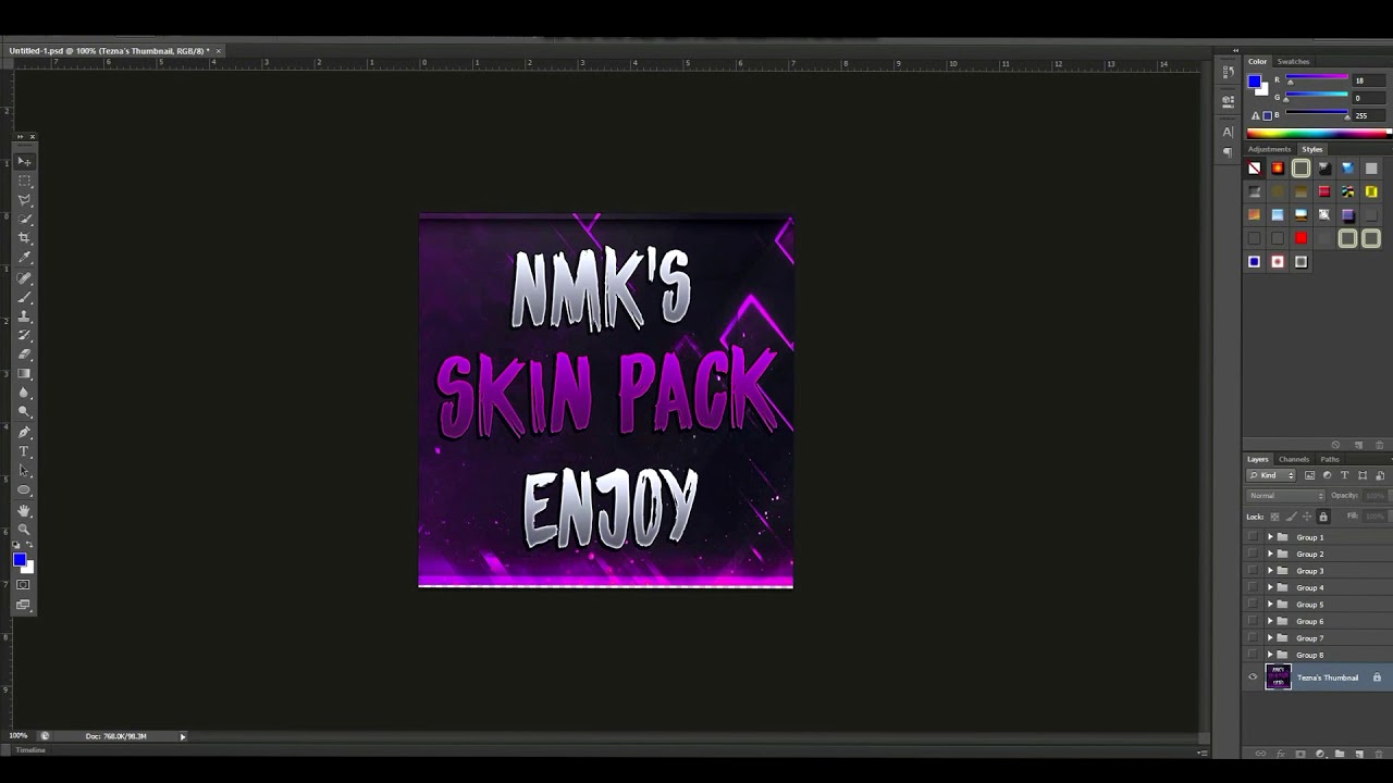 New Gota Dual-agar gaver skins style  ( PSD Template)