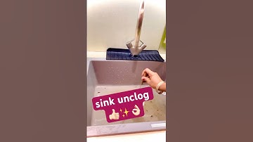 #viralshort | 😳 How to Unclog Kitchen Sink In Seconds ✨👍🏻 #shorts #shortvideo