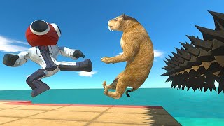 Red Kick in the Beginning and Grinders at End - Animal Revolt Battle Simulator