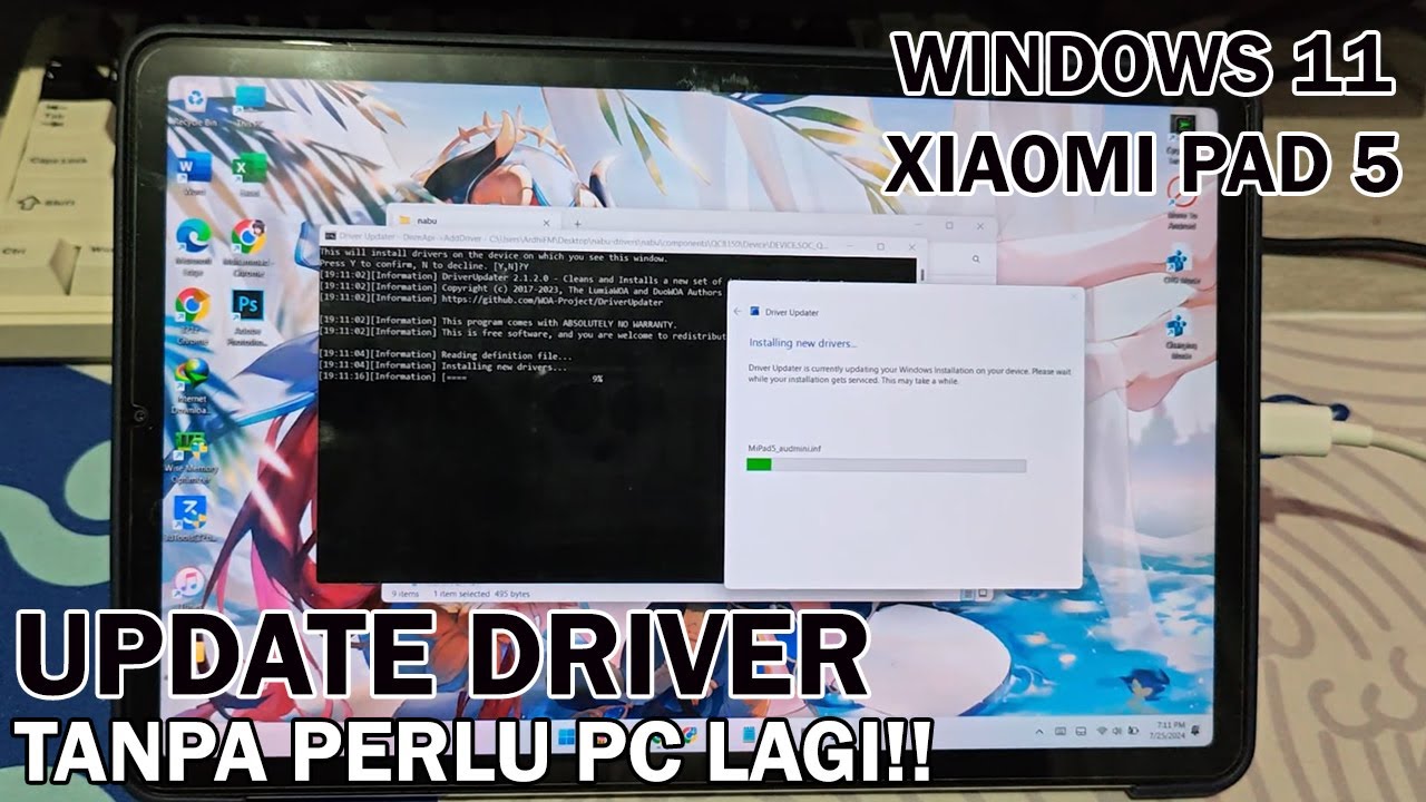 CARA UPDATE DRIVER WINDOWS 11 MIPAD 5 TANPA MENGGUNAKAN PC, LANGSUNG ...