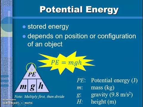 Calculating Potential Energy