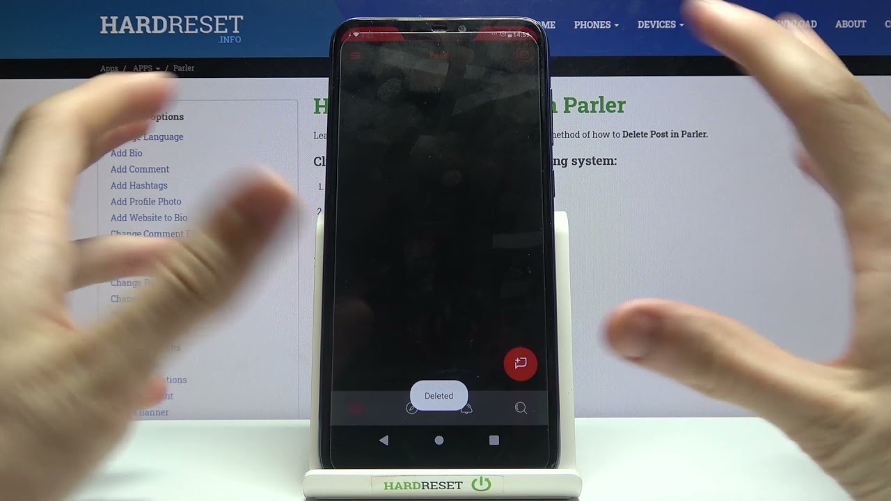 How to Delete Post on Parler – Remove Post
