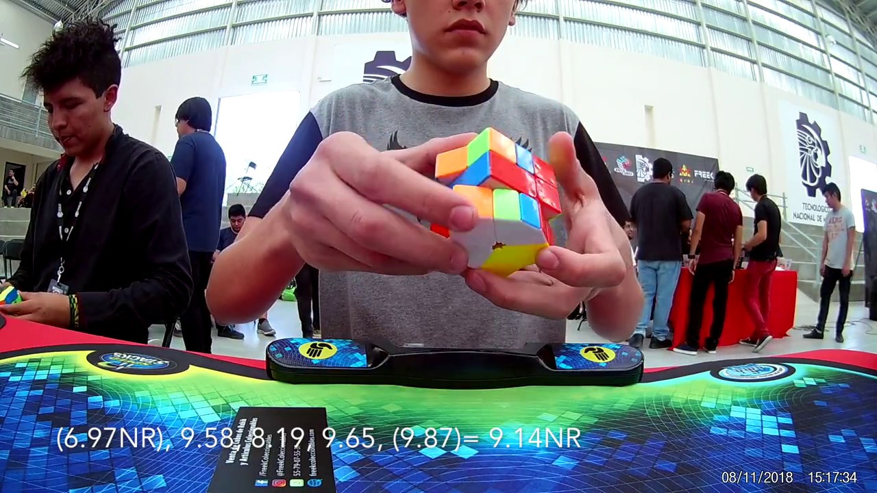 (Former) Square-1 9.14 Official Average w/6.97 single (Mexican NRs) | Diego Brizuela