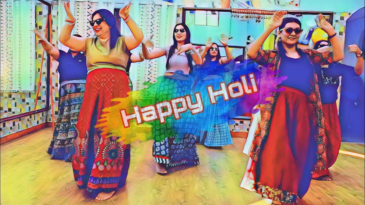 Holiya Mein Ude Re Gulal Song - Holi Special Zumba Video || 