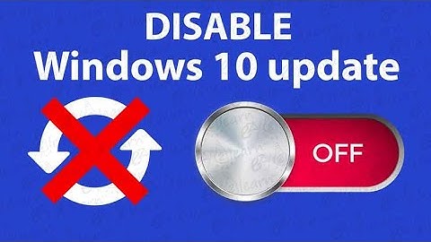 How to stop windows 10 update permanently | Disable Windows Automatic Update with OneClick Script