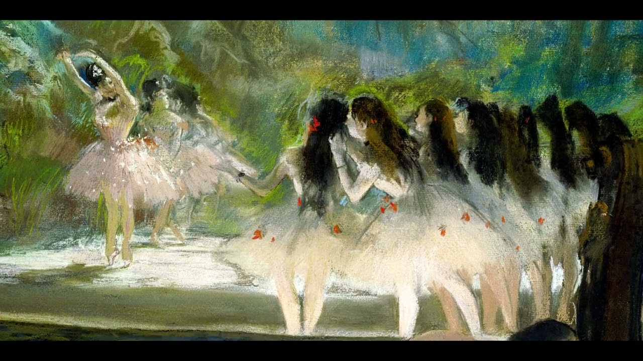 Edgar Degas - Ballet at the Paris Opéra (1877)