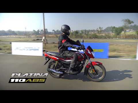 Bajaj Platina 110 ABS | How ABS provides safety on asphalt road v/s a Non-ABS bike