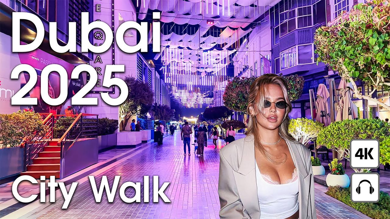 Dubai 🇦🇪 Dubai Marina & City Walk [4K] Walking Tour Compilation
