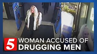 Woman accused of posing as rideshare driver, drugging and stealing credit cards from male victims