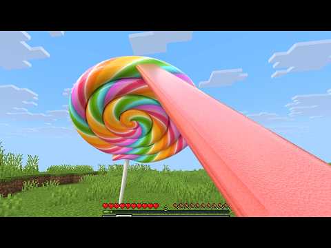 I Made a Lollipop Realistic in Minecraft 🍭😋