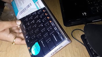Rapoo e6100 Bluetooth keyboard unboxing
