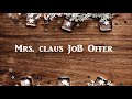 Asmr mrs claus job offer rp