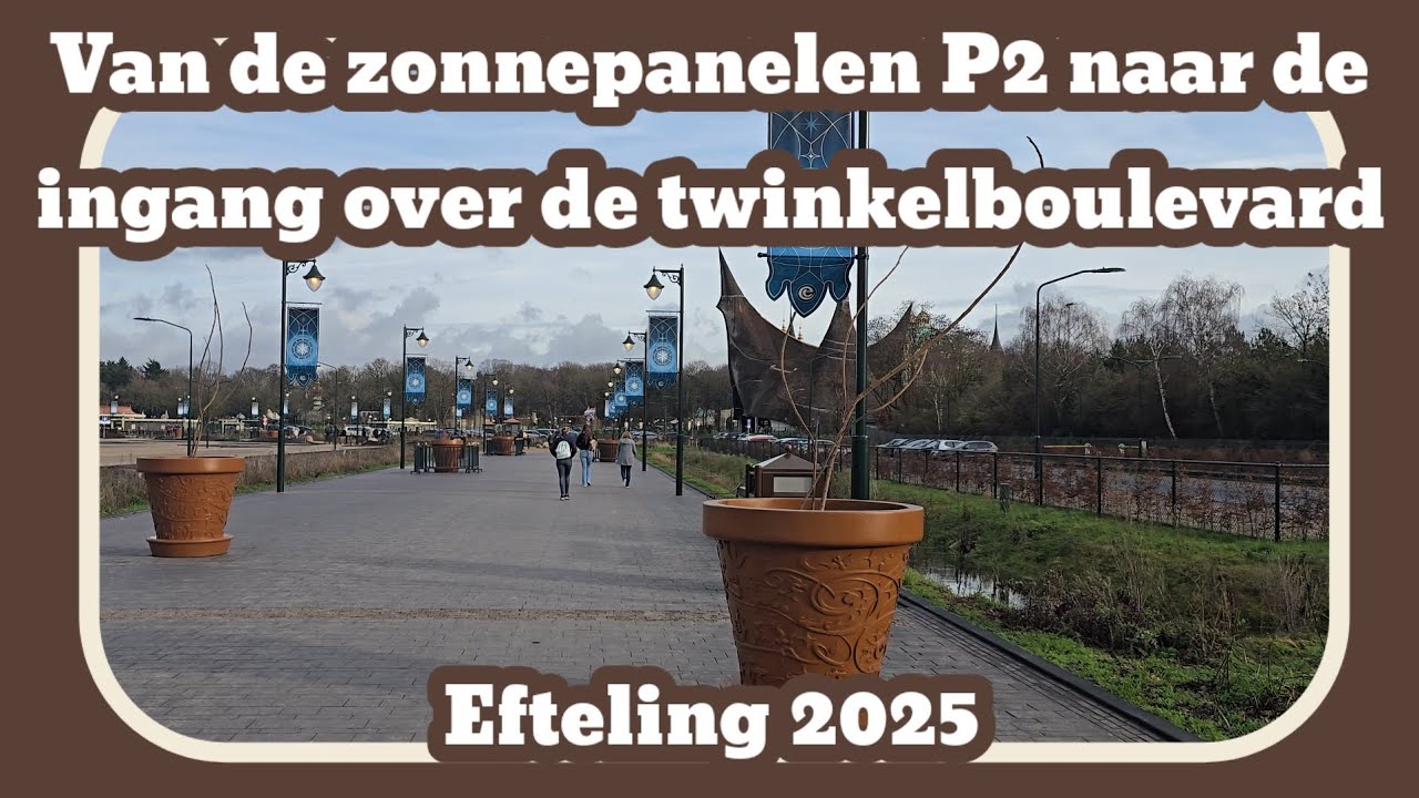 Van de zonnepanelen P2 naar de ingang [Efteling 2025]