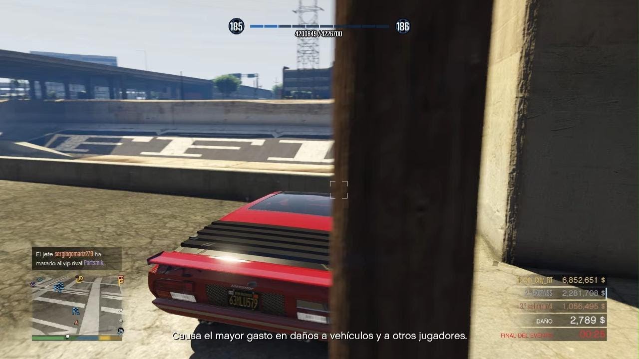 GTA 5 online pvp con pesados de nivel 355 y 400
