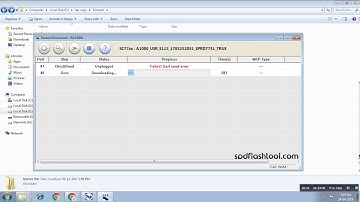 Research Download Tool error and flash
