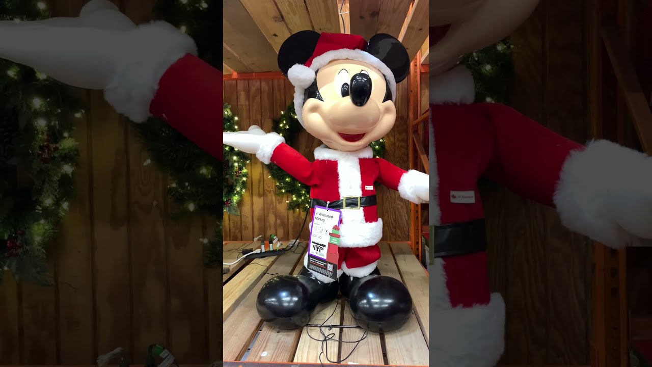Viral Home Depot Christmas Mickey Mouse Mickeymouse Homedepot Decoration Disney
