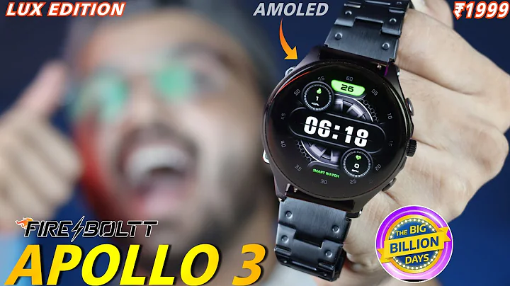 Fire Boltt Apollo 3 - Review🔥 Best Luxury Smartwatch Under 2000 Deal On Flipkart BBD Sale 2023