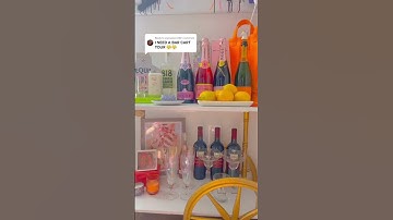 Bar Cart Styling: Veuve Champagne & Chic Decor Ideas