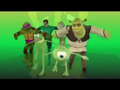 Shrek dançando comédia meme