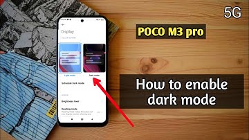 poco m3 pro 5G Dark Mode How to Enable Dark Mode In night mode Dark Mode Kaise Kare