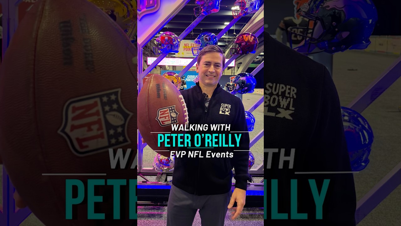 Super Bowl experience with NFL executive vice president #nfl #superbowl #katemackz