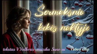 „Šermukšnio kekės naktyje“ Nauja sena daina. Tekstas mano..,muzika:Suno ai...