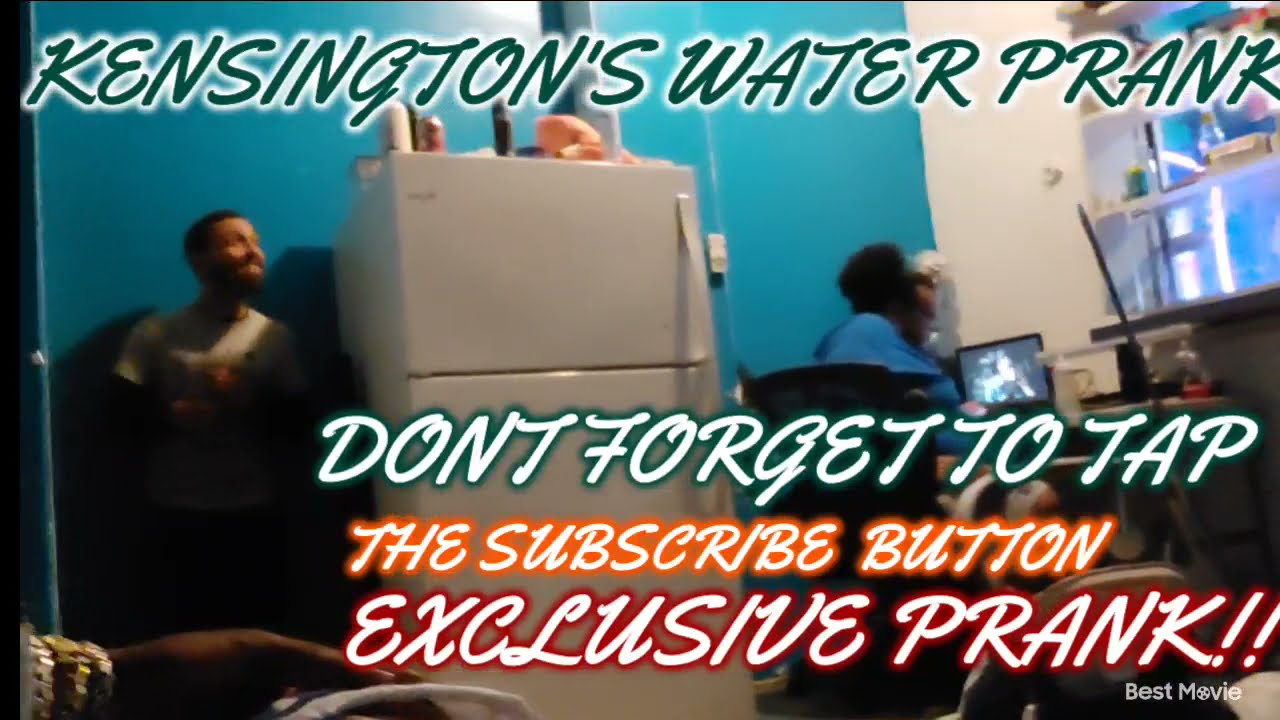 KENSINGTON'S WATER PRANK!! EXCLUSIVE PRANK HOODSTUNT92  BEHIDE THE    SCENES!!🤣LOL!! WTF
