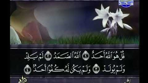 سورة الإخلاص بصوت الشيخ سعد الغامدي