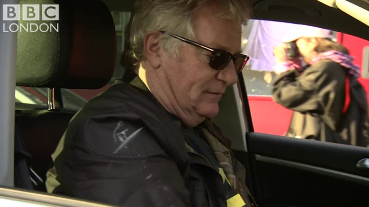 Comedian Jim Davidson stuck in a climate protest i...